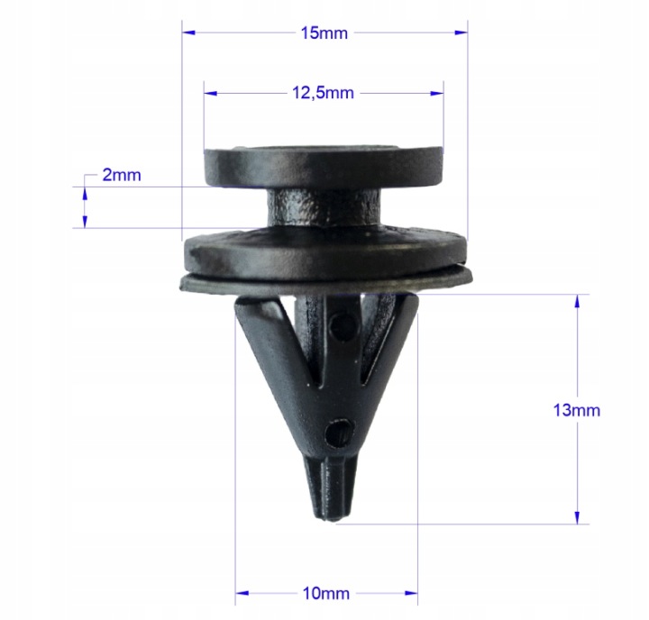 CLIPS COLLECTEUR GARNITURE DE PORTE RENAULT MEGANE SCENIC
