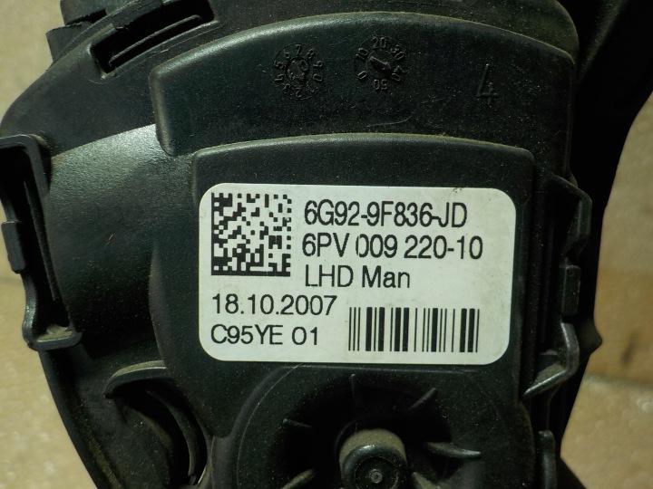 PÉDALE POTENTIOMÈTRE GAZ 6G929F836JD GALAXY MK2 07