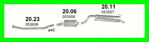 SILENCIEUX POLONEZ CARO ATU 20.11KPL