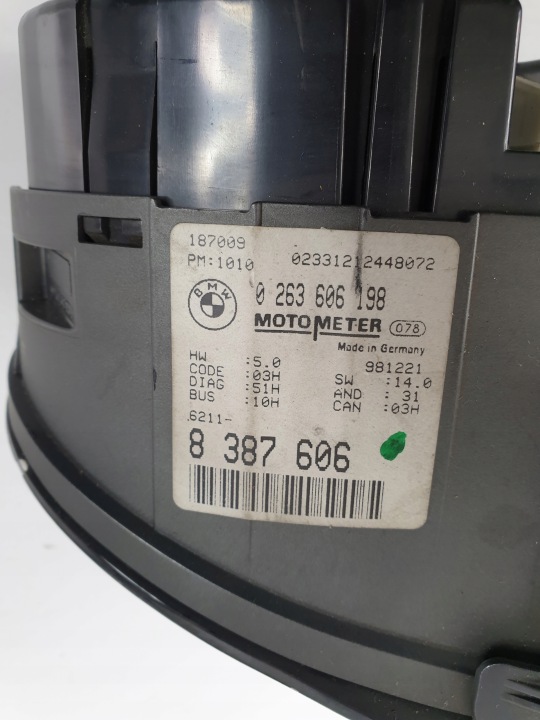 COMPTEUR BMW E46 8387606 EUROPE