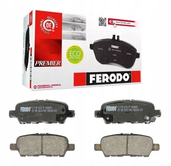 FERODO ZAPATAS DE FRENADO PARTE TRASERA INFINITI EX 35 EX 37 G 