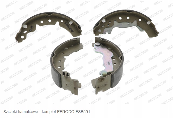 FERODO ZAPATAS DE TAMBOR DE FRENADO PARTE TRASERA TOYOTA CARINA E T19 II T17 