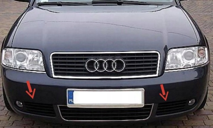 CALANDRE PARE-CHOCS AUDI A6 C5 01-05 PHARES ANTIBROUILLARD DROITE