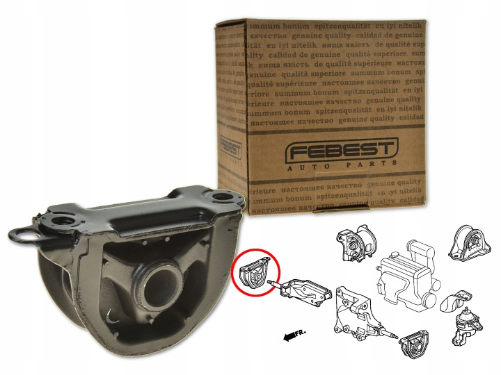 COUSSIN MOTEUR AVANT DROITE HONDA CR-V RD1 1996-2001 GN HM-CRVMFR FEB
