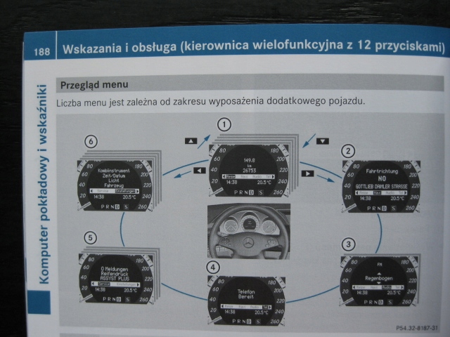 MERCEDES GLK X204 2010-2012 POLSKA LIBRO MANTENIMIENTO 