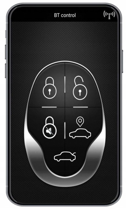 CONTROL UNIT LOCK CENTRAL BARAKUDA C-4 REMOTE CONTROL SMARTFON BLUETOOTH,ANDROID/IOS 