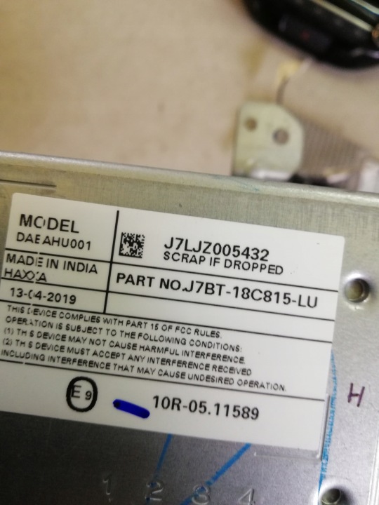 FORD KA PLUS LIFT RADIO TACTILES NAVIGATION