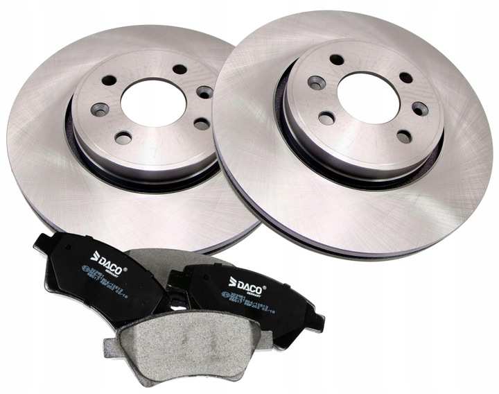 DISCOS 2 PIEZAS + ZAPATAS PARTE DELANTERA PARA RENAULT SCENIC GRAND SCENIC II 