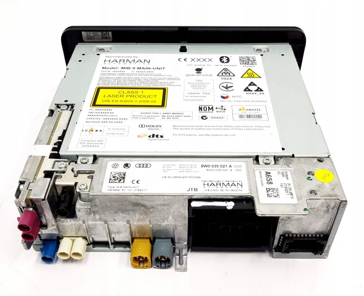 MIB2 NAVI HIGH MULTIMÉDIA AUDI A4 S4 A5 8W0035021A