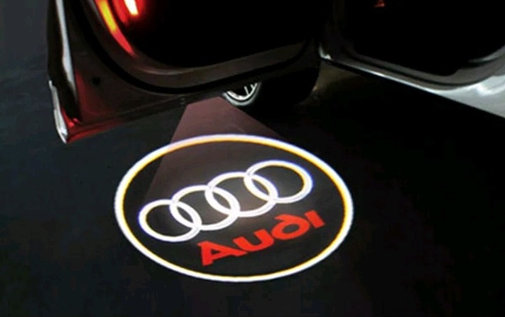 DIODO LUMINOSO LED LOGOTIPO PROYECTOR AUDI A3 A4 A5 A6 A8 Q3 Q5 Q7 