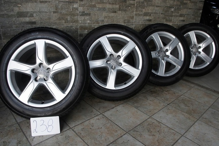 ROUES LATO DISQUES D'ALLIAGE LEGER AUDI A6 ALLROAD 235/55/18 GOODYEAR 7,31MM photo 1 - milautoparts-fr.ukrlive.com