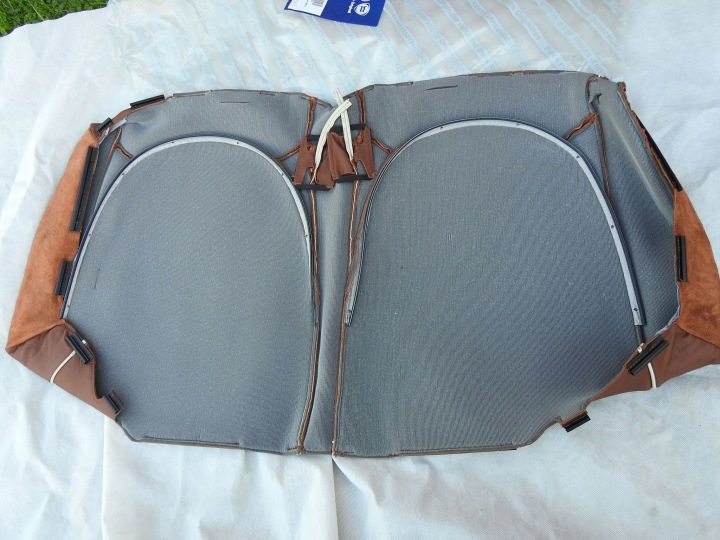 CUIR BRONZE SIÈGES BANQUETTES ARRIÈRE FIAT 500 GAUCHE 07-12