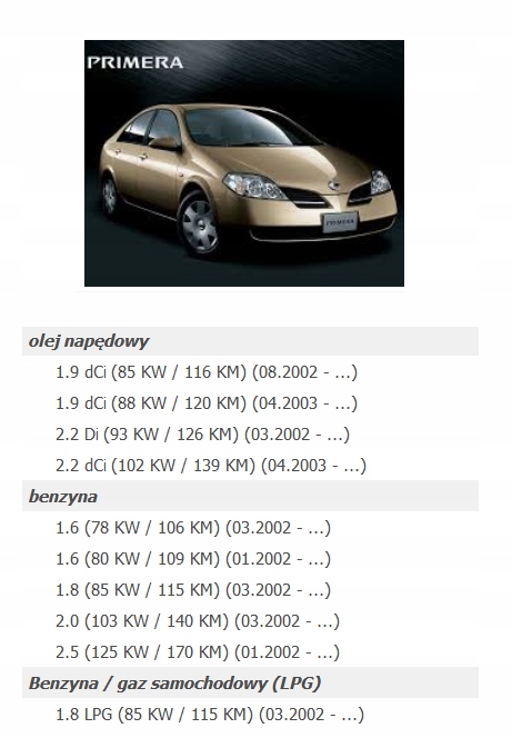 SOPLADOR VENTILADOR NISSAN PRIMERA P12 EUROPA LODS 