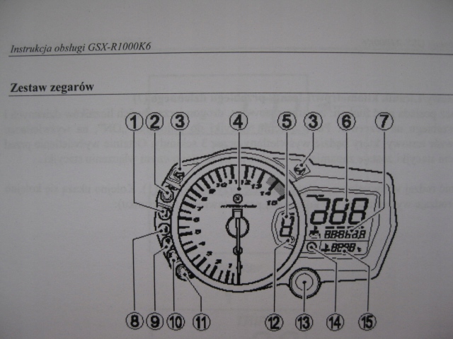 SUZUKI GSX-R 1000K6 POLSKA MANUAL GSX-R1000K6 