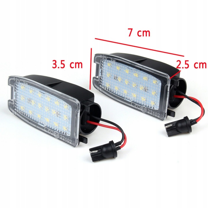 LED RÉTROÉCLAIRAGE MIROIRS LAND ROVER SPORT 05–2013 FREELANDER II 2006–2014