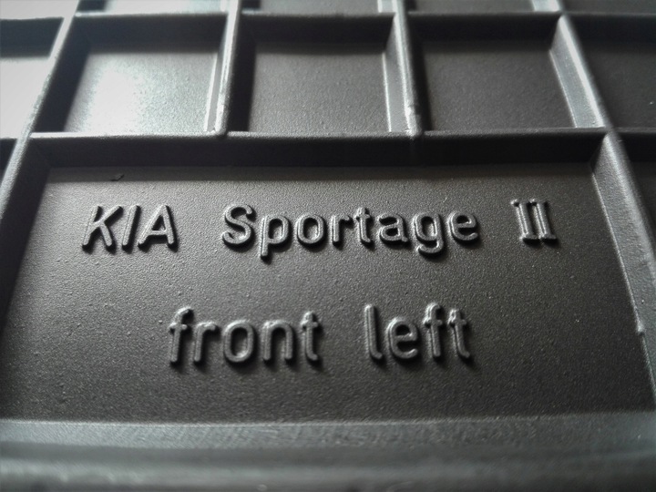 ALFOMBRILLAS GOMA PARA KIA SPORTAGE 2 II (2004-2010) ORIGINAL 