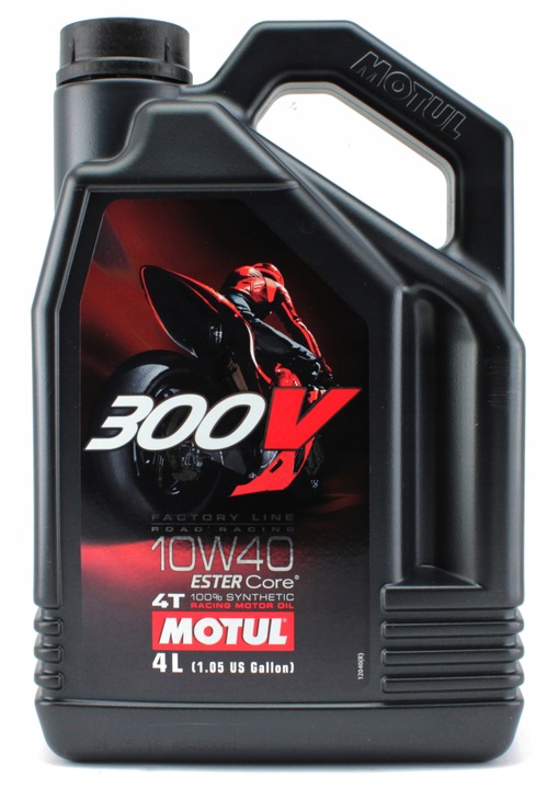 ACEITE MOTUL 300V 10W40 4L + FILTRO ACEITES KN 