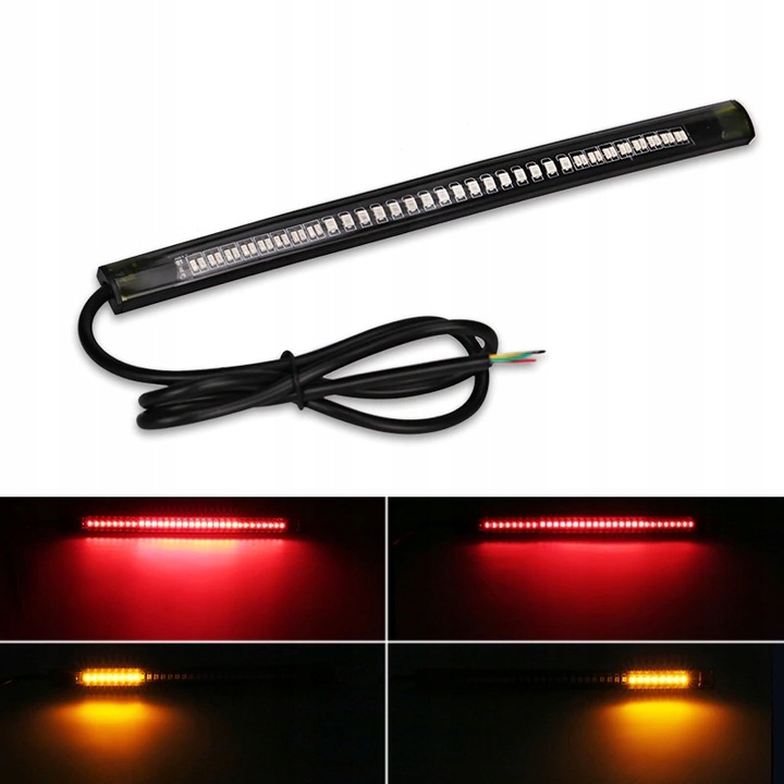 BRIDA 48LED LUZ DIRECCIONAL LUZ DE FRENADO MOTOR CAFE RACER 