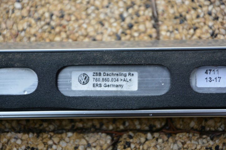 BARRES DE TOIT TOITS VW TOUAREG 3 760860033 760860034