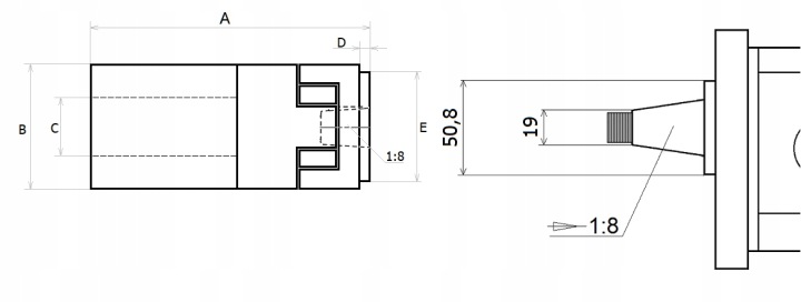 EMBRAYAGE POMPES MOTEUR GR3 2,2 -4 KW G100/112 ARBRE 28MM