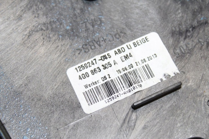 BOUCHON PROTECTION TUNNELS AUDI A6 C7 4G0863305A