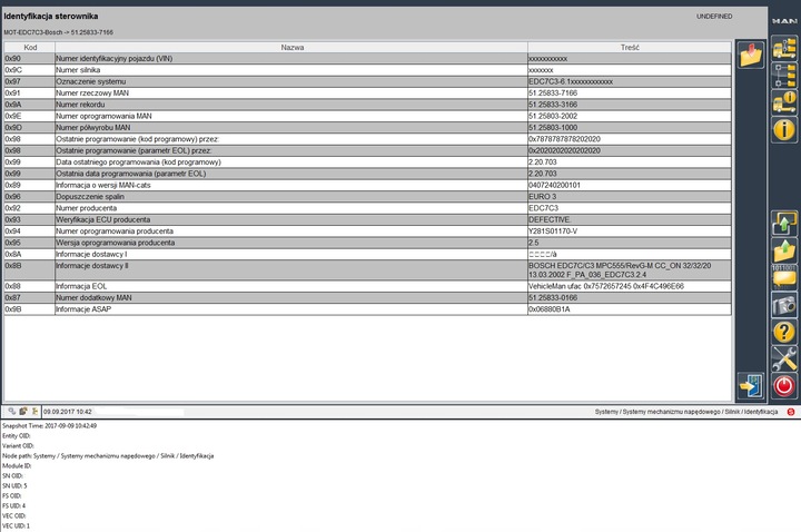 UNIDAD DE CONTROL EDC 7 0 281 020 067 , 0 281 020 131 MAN-PROGRAMOWANIA ,KALIBRACJE 