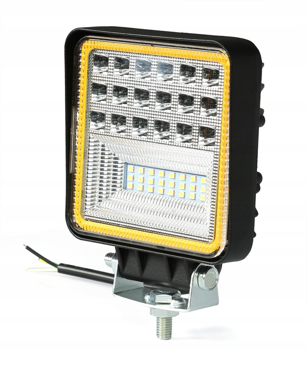 126W FARO EN FUNCIONAMIENTO DIODO LUMINOSO LED PANEL HALÓGENO 12V 24V CREE 