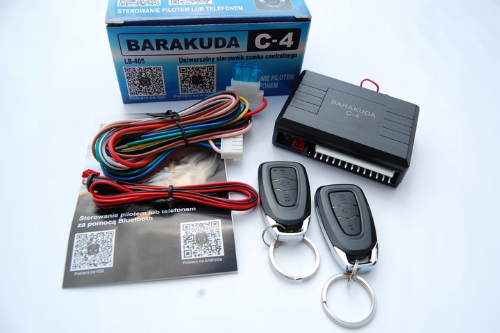 CONTROL UNIT LOCK CENTRAL BARAKUDA C-4 REMOTE CONTROL SMARTFON BLUETOOTH,ANDROID/IOS 