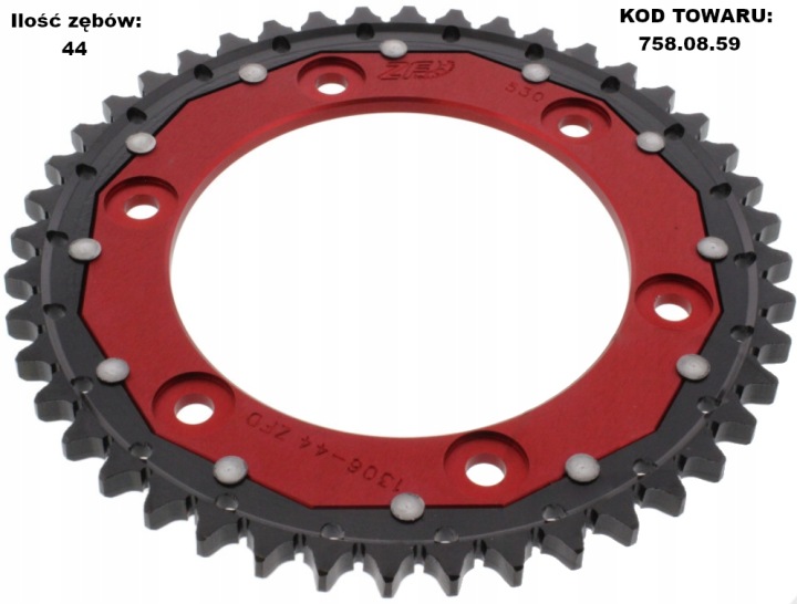 ENGRENAGE ARRIÈRE 530 ZFD 40-46Z HONDA CBR 1000 AVEC SA