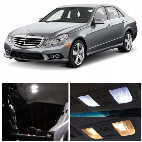 MERCEDES GASOLINA W212 ILUMINACIÓN INTERIOR DIODO LUMINOSO LED 6000K 