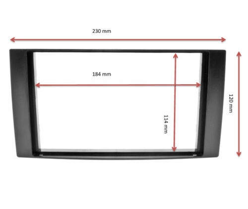 KIT CHÂSSIS RADIO FORD FOCUS CMAX GALAXY 2DIN