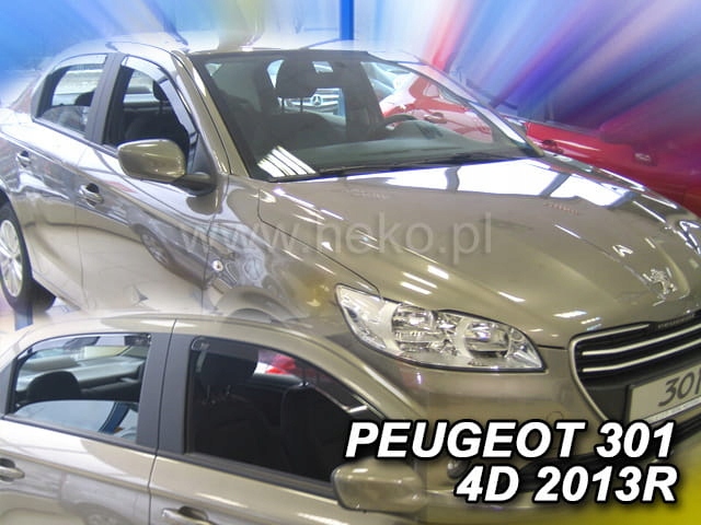 DEFLECTORES VENTANAS LATERALES PEUGEOT 301 4D 2013- BERLINA 