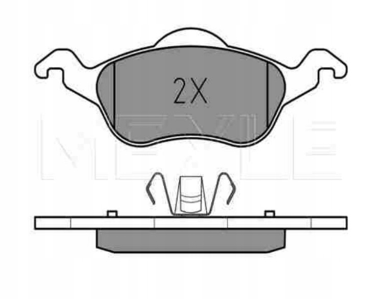 PLAQUETTES FREIN FORD DROIT FOCUS 98- 0252315419