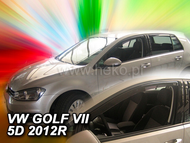 VW GOLF VII 7 / VARIANT 2012-2020R SIDE-WINDOW DEFLECTORS DOOR photo 2 - milautoparts-fr.ukrlive.com