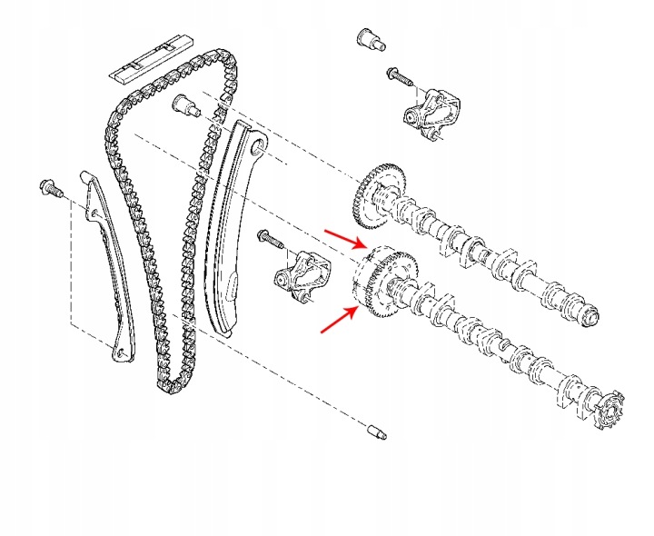 KOLO ÉCHANGEABLE PHASE DISTRIBUTION NISSAN X-TRAIL QASHQAI ORIGINAL
