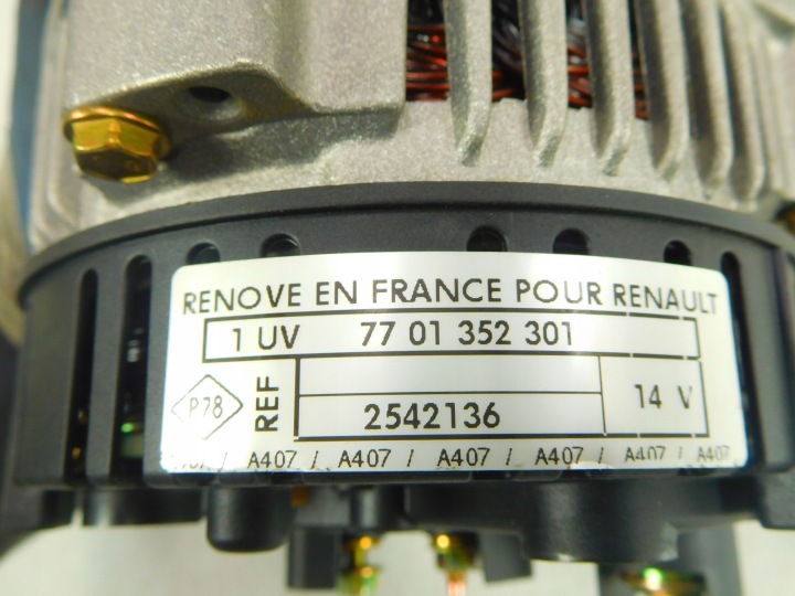 ALTERNATEUR RENAULT LAGUNA I 2.0 B 7701352301