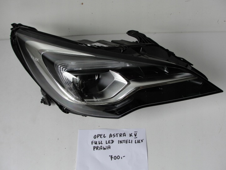 PHARE AVANT DROITE ASTRA K 5 COMPLET LED INTELI LUX