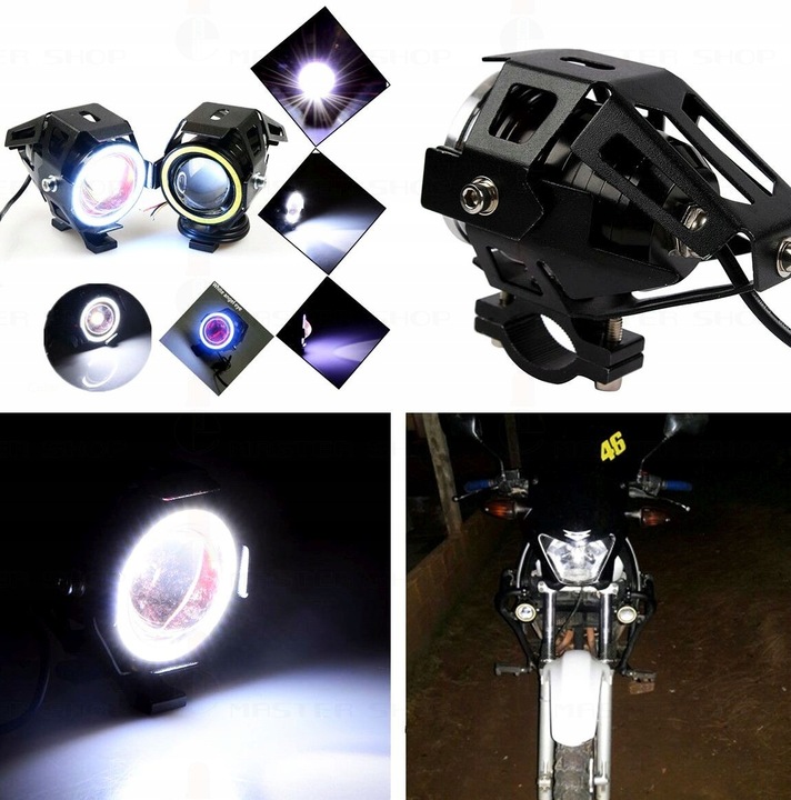 HALÓGENO DIODO LUMINOSO LED FARO FARO QUAD CROSS U7 3000LM 