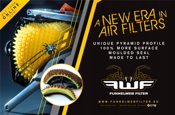 FUNNELWEB FILTRE AIR KTM SX EXC 2016-23 HAUTEUR 24H