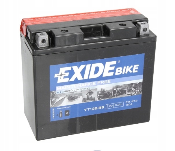 BATTERIE 10AH 12V 160A MOTO AGM/LEWY+ AKUMULATORY MOTOCYCLETTE