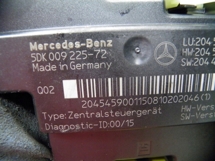 MODULE CONTRÔLEUR SAM MERCEDES GLK X204 2045459001