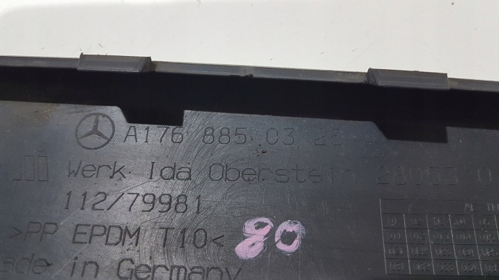 DIFFUSEUR SPOILER DOUBLURE PARE-CHOCS MERCEDES A W176