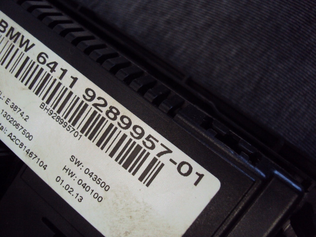 RADIO BUSINESS CD PANNEAU CLIMATISATION BMW X3 F25 2010-
