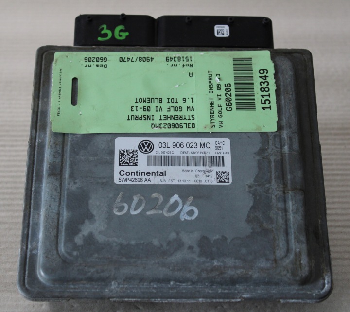 VW ORDINATEUR MOTEUR 03L906023MQ 5WP42696AA