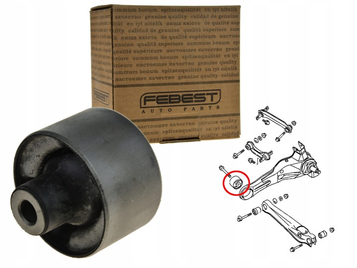 MANCHON BRAS DE SUSPENSION MAB-002 FEBEST MITSUBISHI CARISMA