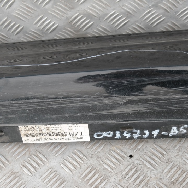 BMW E81 REVÊTEMENT MOULURE SEUIL GAUCHE MODULE