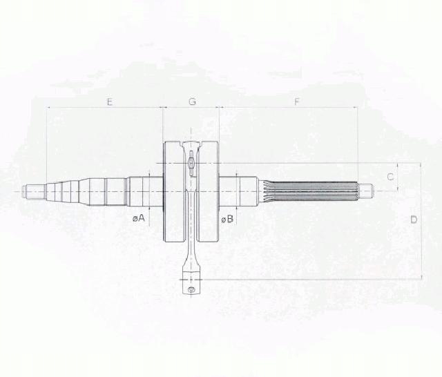 ARBRE JOINTS D'ÉTANCHÉITÉ 139FMB 70CC BARTON BENZER ZIPP NEKEN