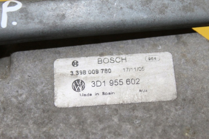 MÉCANISME ESSUIE-GLACES AVANT VW PHAETON 3D1955602