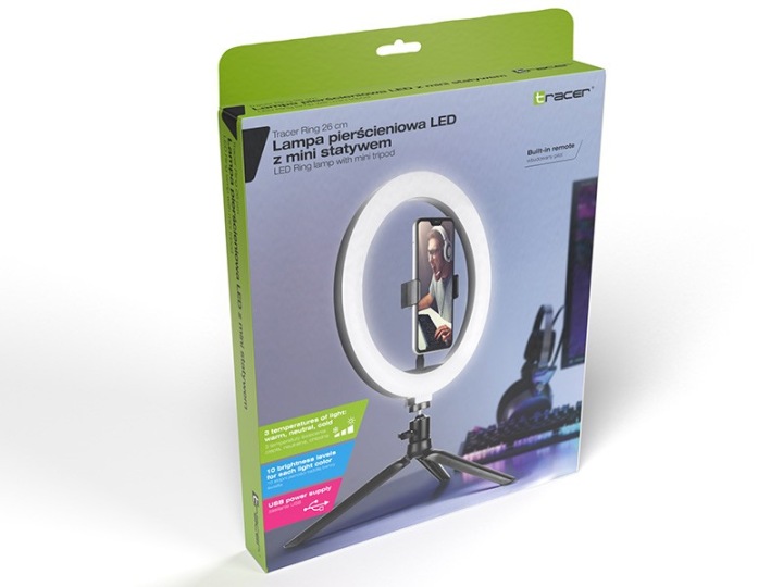 2× PHARE CIRCULAIRE TRACER AVEC MINI STATYWEM 26CM