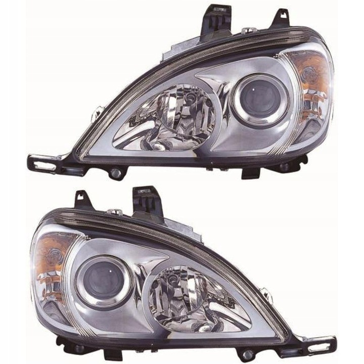 REJILLAS FAROS MERCEDES ML W163 02-05 JUEGO 